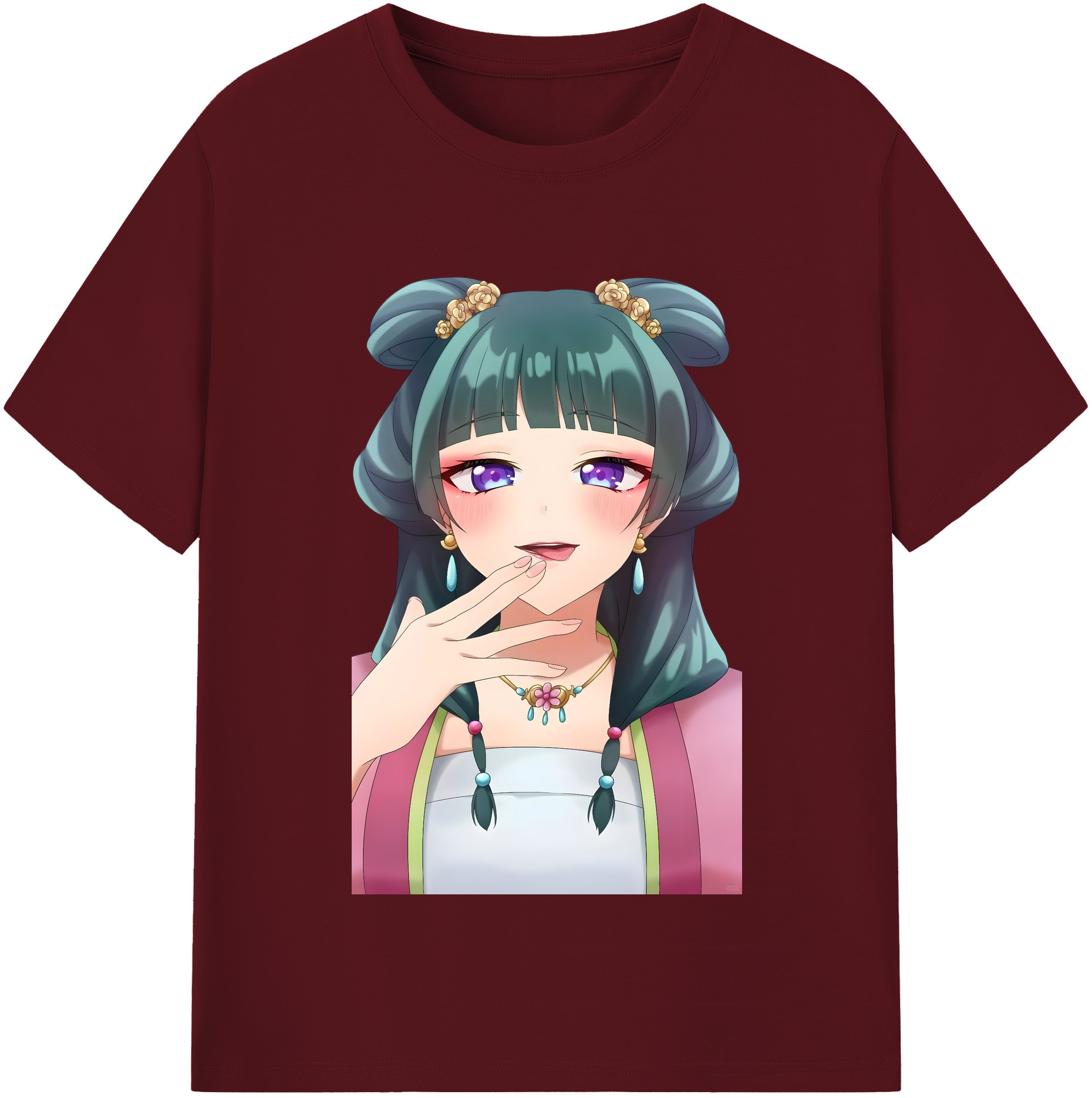 （画像用） 薬屋のひとりごと The Apothecary Diaries 綿100％半袖Tシャツ（フロントプリント）